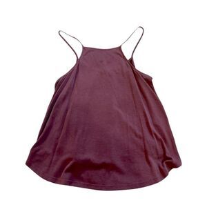 Express High Neck Soft Plum Flowy Tank